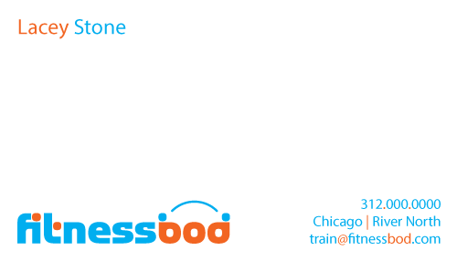 Fitnessbod business card