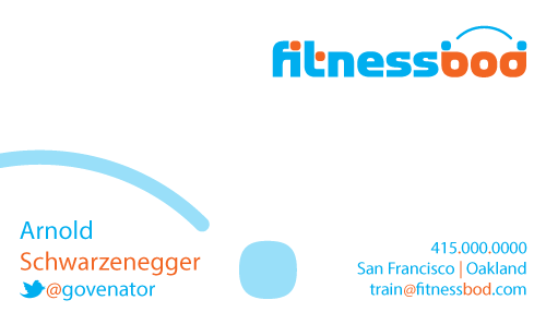 Fitnessbod business card