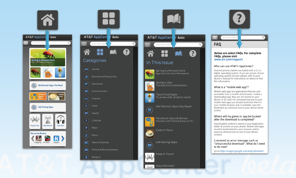 ATT app center 1